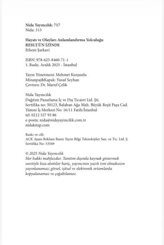 Hayatı ve Olayları Anlamlandırma Yolculuğu RESUL’ÜN İZİNDE