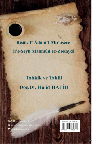 Risâle fî âdabi’l-muaşere li’ş-şeyh mahmûd ez-zokaydî