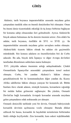 OSMANLI BELGELERINE GÖRE CERBE ADASI