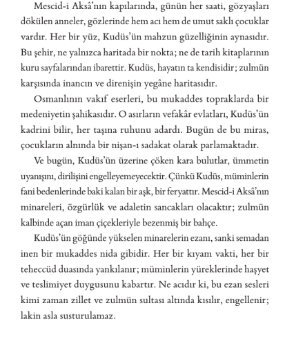 Kudüs’ün Yitik Nefesi Gazze