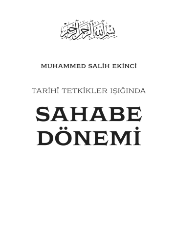 Sahabe Dönemi