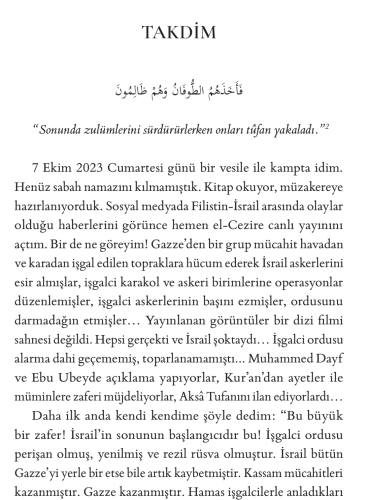 Aksâ Tufanı Kibir Kulesinin Yıkılışı