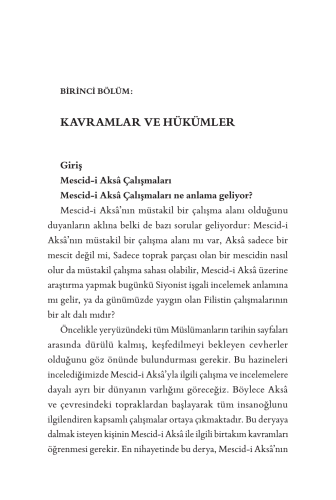 Beytülmakdis Çalışmalarına Giriş