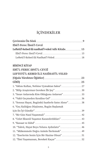 Gençlere Zamanlar Üstü Tavsiyeler