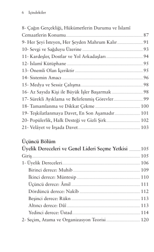 Allah Erinin Teşkilatçı Yönü