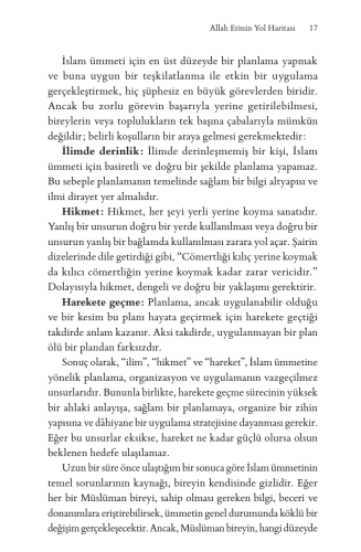 Allah Erinin Yol Haritası