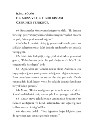 Kur’ân’dan İncelikler
