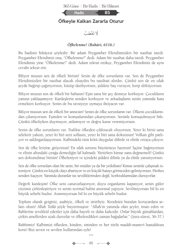 365 Güne Bir Hadis Bir Hikmet
