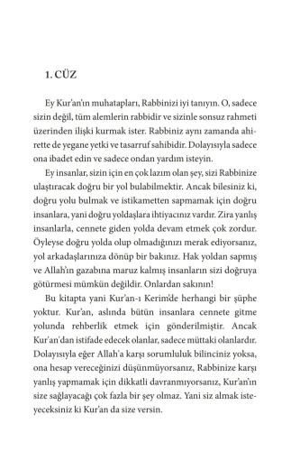Kur'an-ı Kerim'den Süzülen Hakikatler