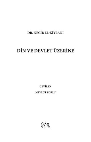 Din ve Devlet Üzerine