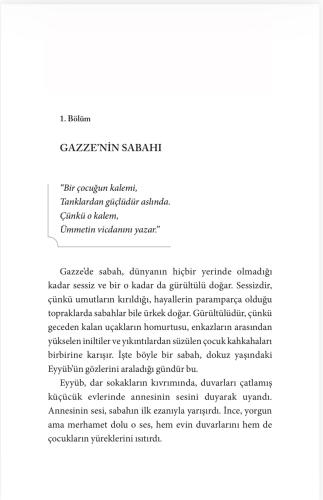 Gazze Bir Çocuğun Direnişi